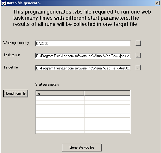 Sample Screen for Illustrative pusposes only